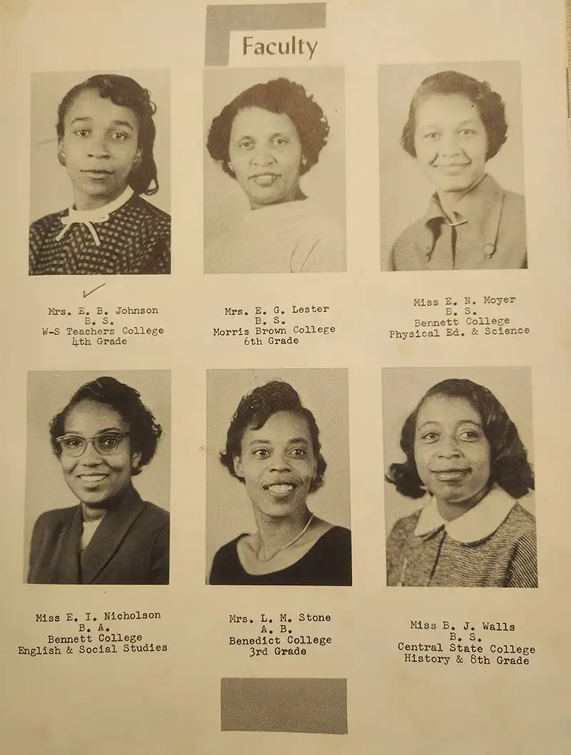 Elizabeth Staff yearbook