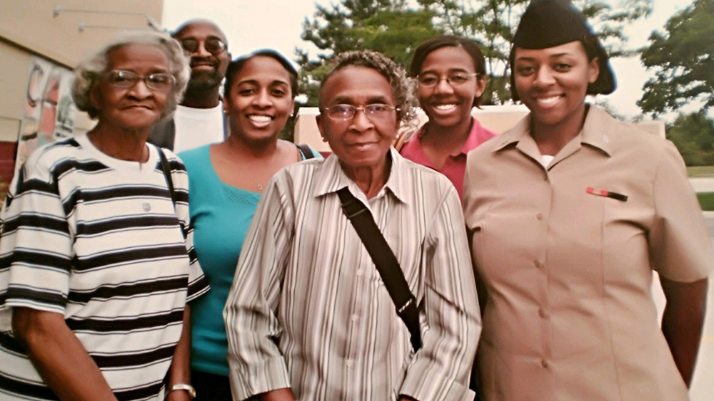 Elizabeth with family